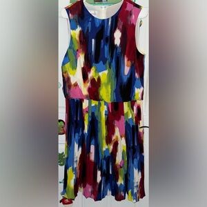 Colorful Abstract Maxi Dress